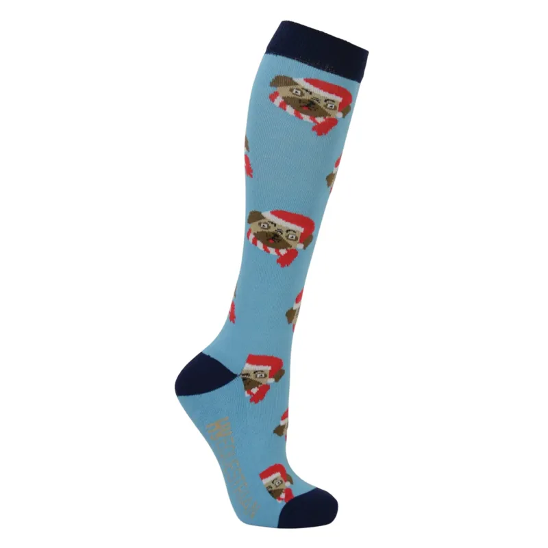Hy Equestrian Santa Paws Socks Pack Of 3-2